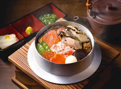 海鮮かき五目釜飯